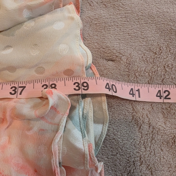 Vintage 1980's Silks By St. Gillian Cream Roses Floral 100% Silk Dress Size 4 - Picture 9 of 13